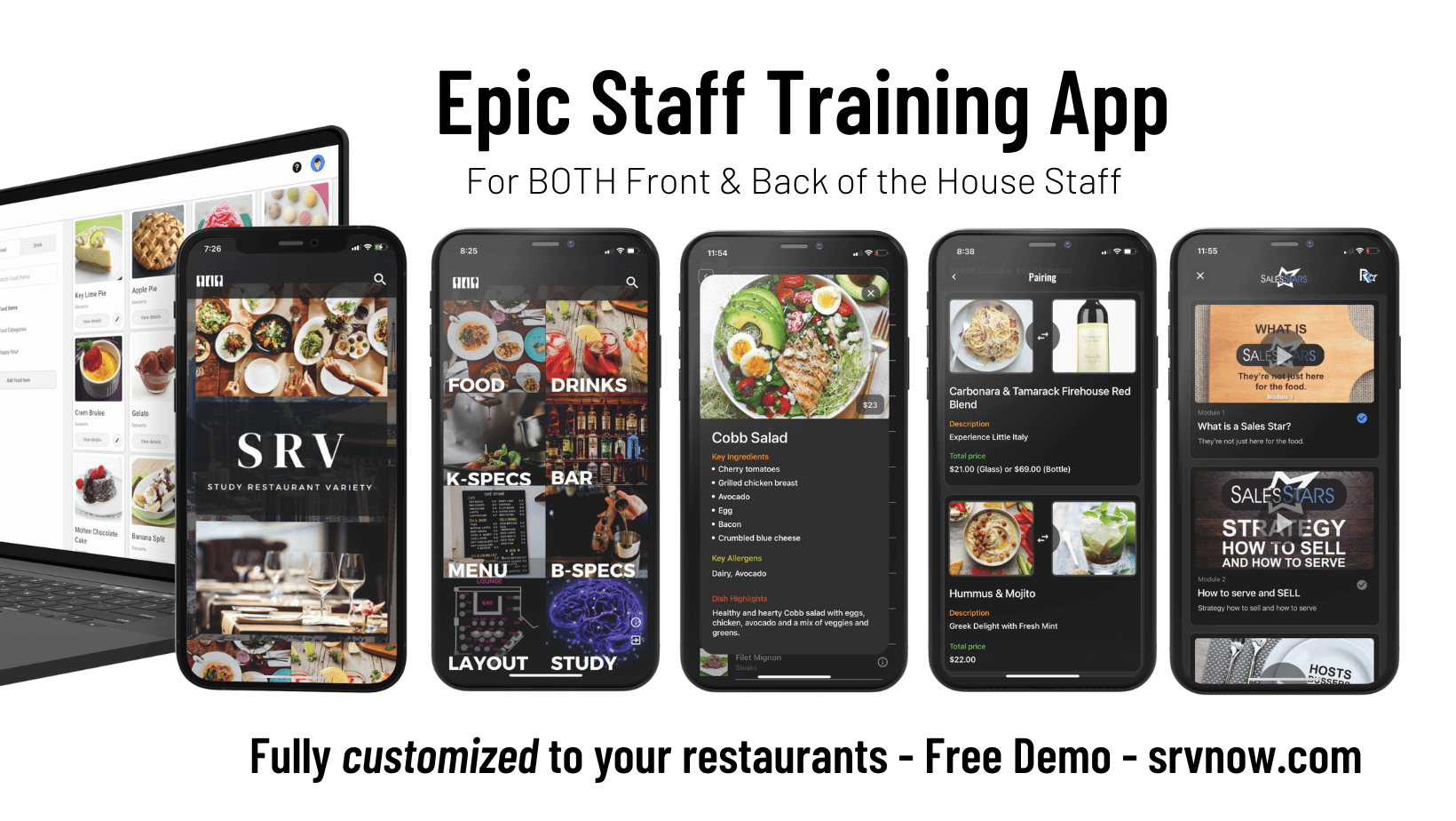 SRV Staff Training App